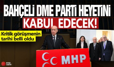 DEM Parti heyeti ile MHP lideri Devlet Bahçeli görüşecek!