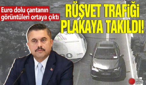 CHP'li Şile Belediyesi'ndeki rüşvet trafiği plakaya takıld! Euro dolu çanta görüntüleri ortaya çıktı