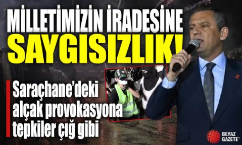 Saraçhane’deki alçak provokasyona tepki çığ gibi: Başkan Recep Tayyip Erdoğan’a hakaret ettiler!