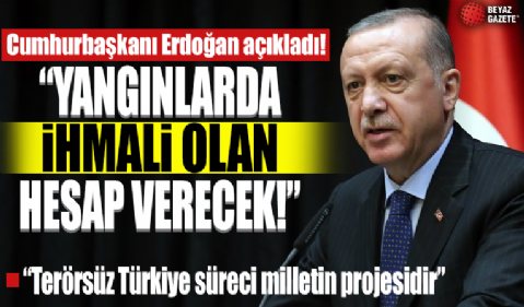 Cumhurbaşkanı Erdoğan açıklamalarda bulunuyor...