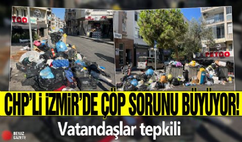 CHP'li İzmir'de çöp sorunu büyüyor! Vatandaşlar tepkili