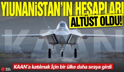 Yunanistan’ın hesapları altüst oldu! KAAN’a katılmak İçin bir ülke daha sıraya girdi