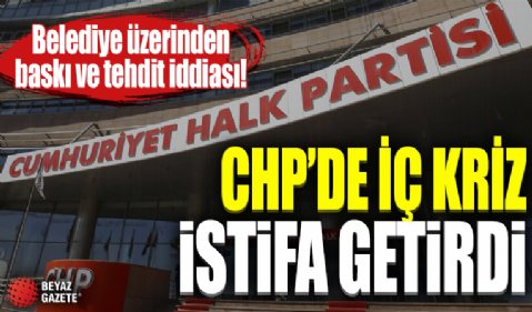 CHP Uşak'ta istifa depremi: Belediye binasında 'gayriresmi birim' iddiası