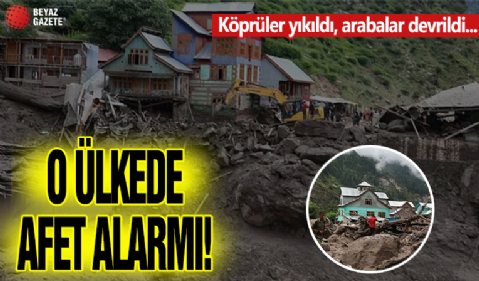 Hindistan'da afet alarmı!