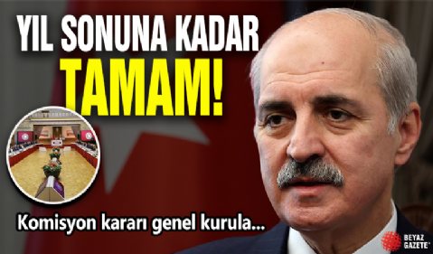 Numan Kurtulmuş açıkladı! Yıl sonuna kadar tamam...