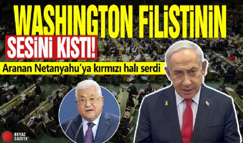 Washington Filistin’in sesini kıstı! Aranan Netanyahu’ya kırmızı halı serdi