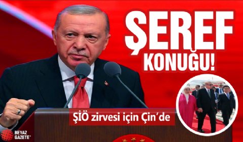 Cumhurbaşkanı Erdoğan Çin'de! Şeref konuğu...