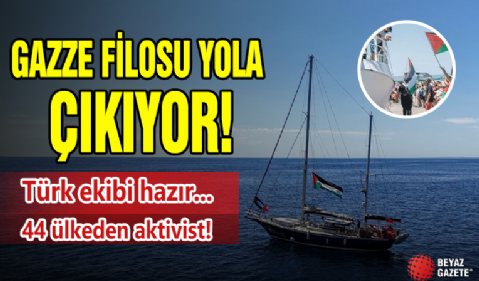 Gazze için yola çıkıyor! 44 ülkeden aktivist...