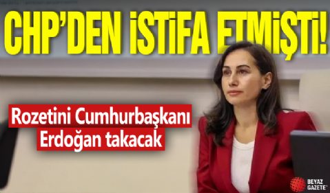 CHP'den istifa etmişti! Rozetini Cumhurbaşkanı Erdoğan takacak