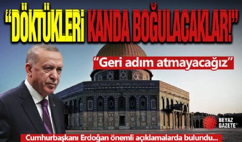 Cumhurbaşkanı Erdoğan Açıklamalarda Bulunuyor