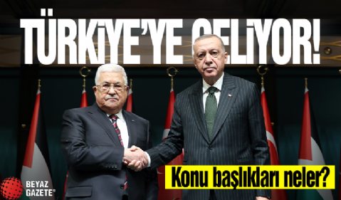 Ankara'da kritik görüşme! Filistin Devlet Başkanı Mahmud Abbas Başkan Erdoğan ile görüşecek