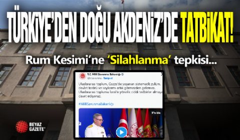 Türkiye'den Tatbikat! Rum Kesimi'ne Tepki!