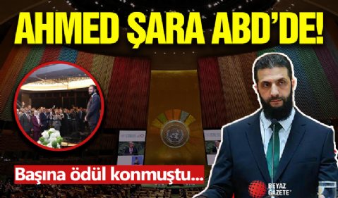Ahmed Şara ABD'De !