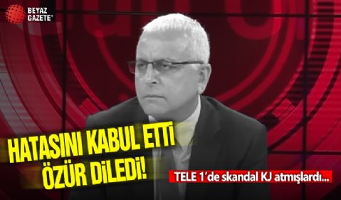 TELE1'deki skandal KJ'ye ilişkin Yanardağ özür diledi