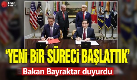 Bakan Bayraktar duyurdu! 'Yeni bir süreci başlattık'