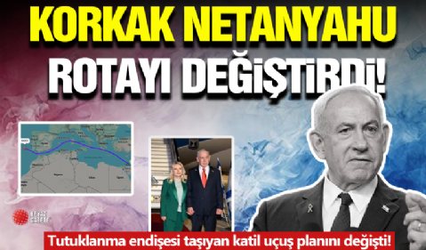 Korkak Netanyahu Rota Değişti!