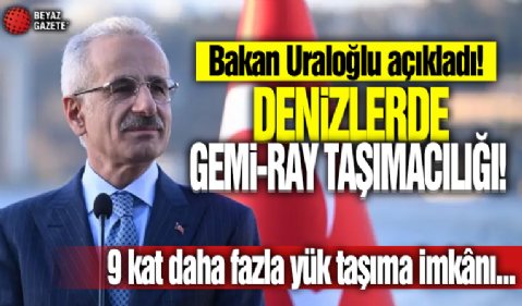 Denizlerde gemi-ray taşımacılığı!