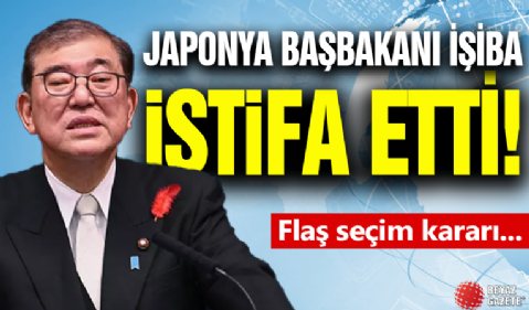 Japonya'da Şok İstifa! Beklenmiyordu...