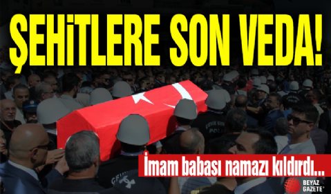 Şehitler İçin Tören Düzenlendi! Son Veda...