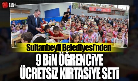 Sultanbeyli Belediyesi’nden 9 bin öğrenciye ücretsiz kırtasiye seti!