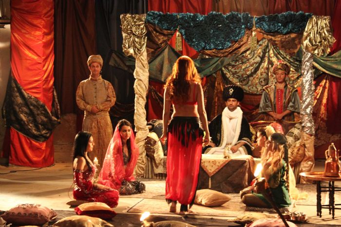 Dorsa sarayda klip çekti