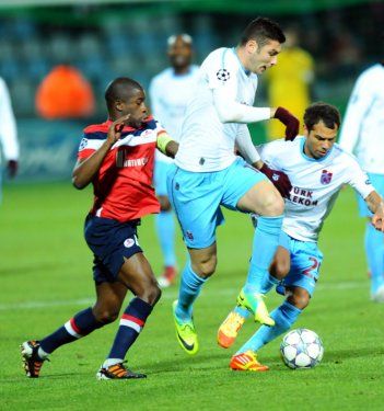Trabzonspor - Lille maçının fotoğrafları