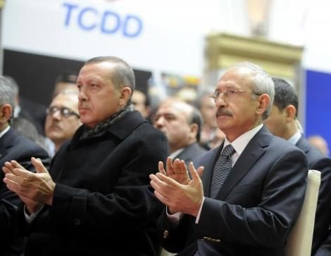 Erdoğan ve Kılıçdaroğlu yan yana