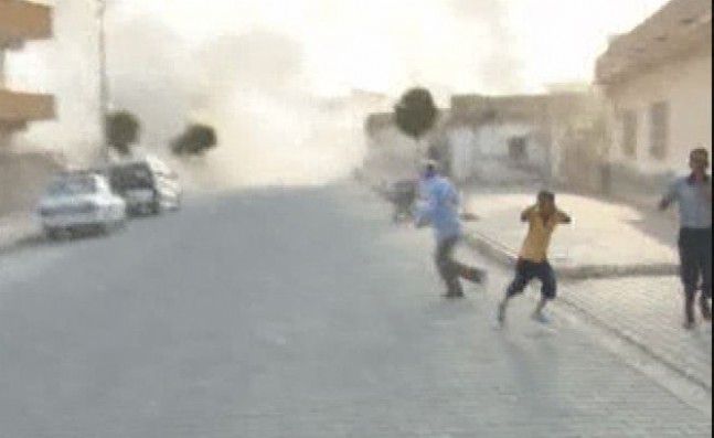 Akçakale'ye Top Mermisi Düştü