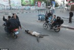 hamas - İsrail ajanlarını Öldürüp Sokakta Böyle Sürüklediler