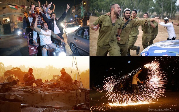 İsrail Ve Filistin Ateşkesi Kutluyor