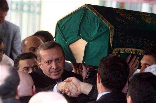 Erdoğan Cenaze Törenine Katıldı