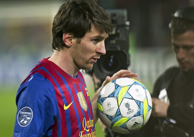Messi 5 gol attığı topu evine götürdü