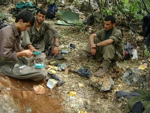 PKKlı Teröristler İş Başında