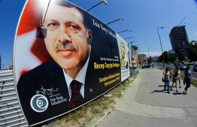 Saraybosna Erdoğan Afişleriyle Donatıldı