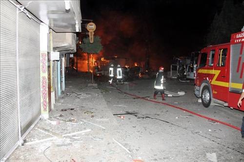 Gaziantep'te Patlama! Olay Yerinden İlk Görüntüler