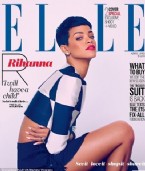 rihanna - Rihanna Elle Nisan Sayısında