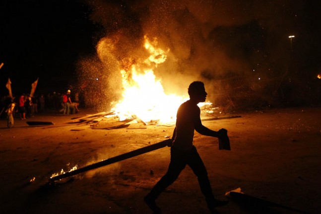 Taksim Savaş Alanına Döndü