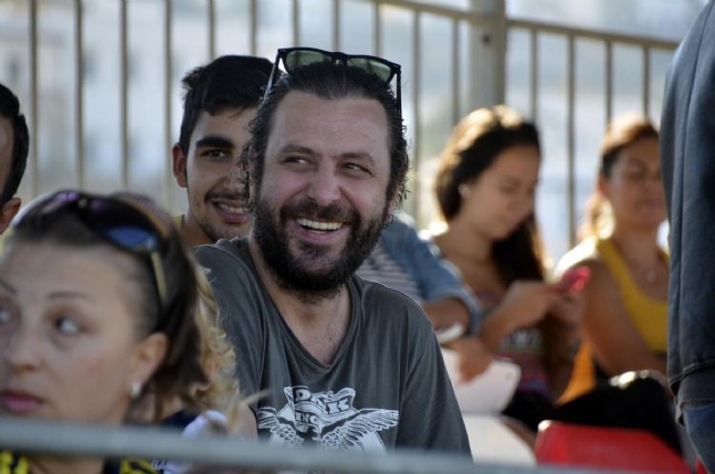 Nejat İşler Bodrum'da Maç İzledi