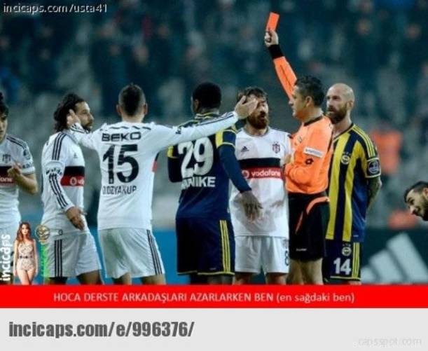 Beşiktaş - Fenerbahçe Maçı Caps'leri