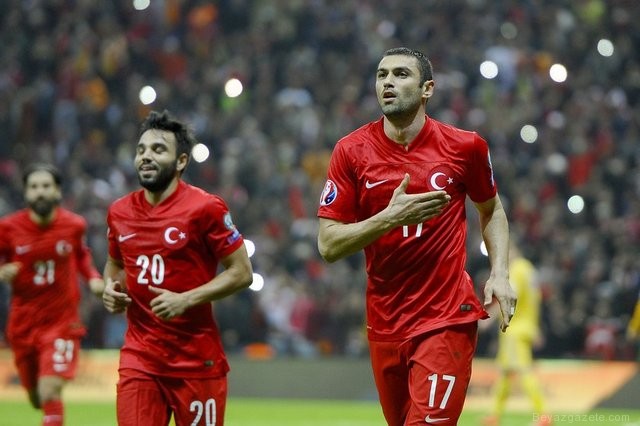 burak yilmaz - Türkiye - Kazakistan: 3-1 Maç Sonucu