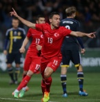 futbol sporu - Türkiye - İsveç 2:1