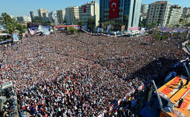 AK Parti Adana Mitingi 2014