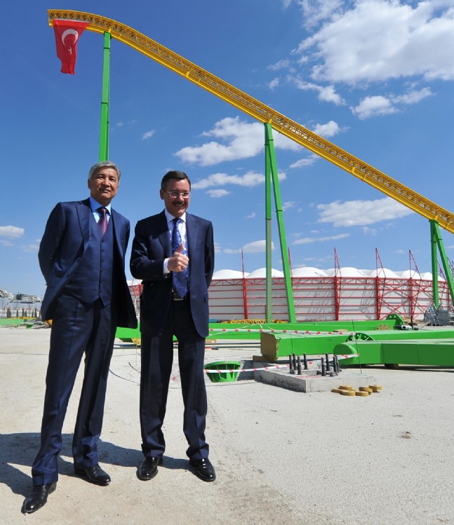 Başkan Gökçek’e Astana Valisi'nden Destek Ziyareti