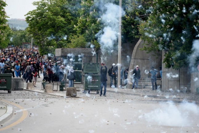 ODTÜ'de Olaylı Soma Protestosu