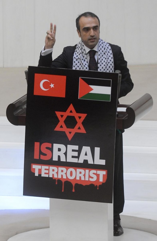 TBMM Genel Kurulu'nda İsrail Protestosu