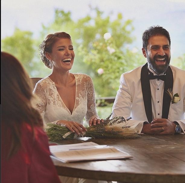 Gülben Ergen evlendi