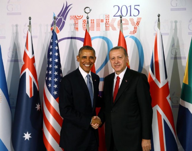 G20'de Obama - Erdoğan görüşmesi