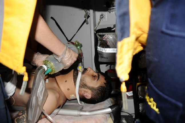 Samsun'da doktora bıçaklı saldırı
