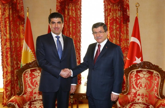 Ahmet Davutoğlu Barzani İle Görüştü