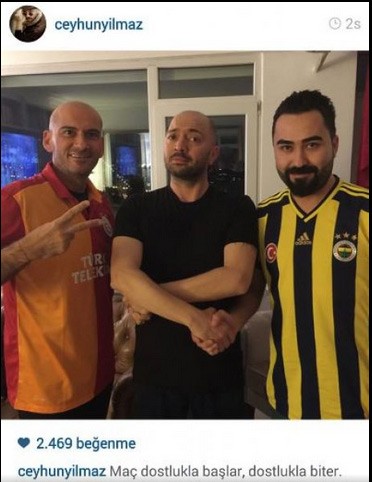 Ünlülerin derbi heyecanı